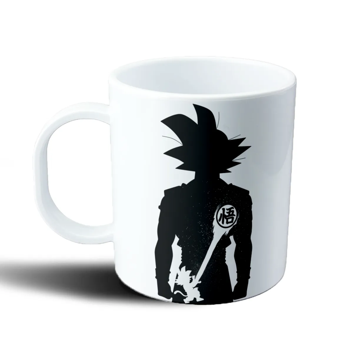 Taza de Plástico Dragon Ball Goku Silueta con Bastón - vista 2