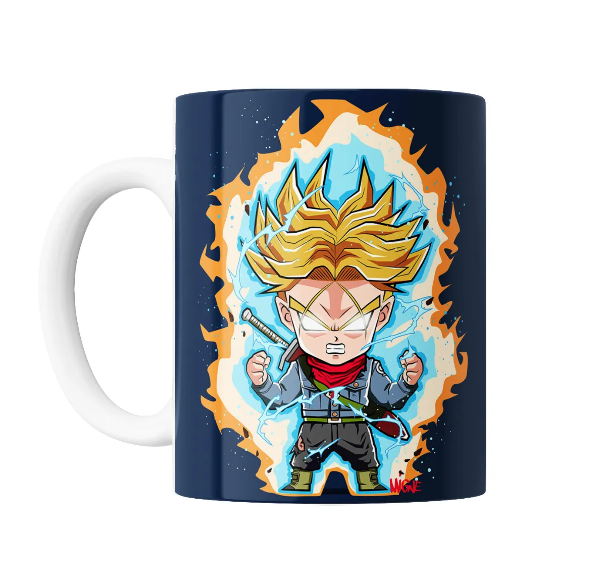 Taza de Cerámica Dragon Ball Trunks SSJ Chibi - vista 2