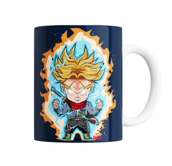 Taza de Cerámica Dragon Ball Trunks SSJ Chibi