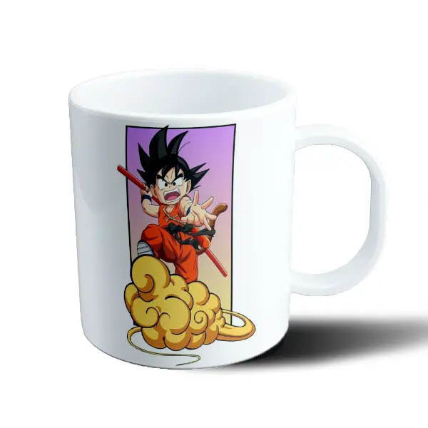Taza de Plástico Dragon Ball Goku Niño Nube Voladora
