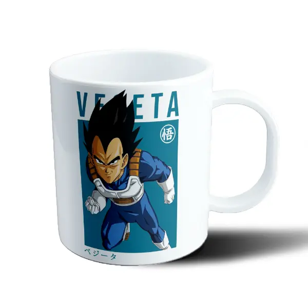 Taza de Plástico Dragon Ball Vegeta Chibi