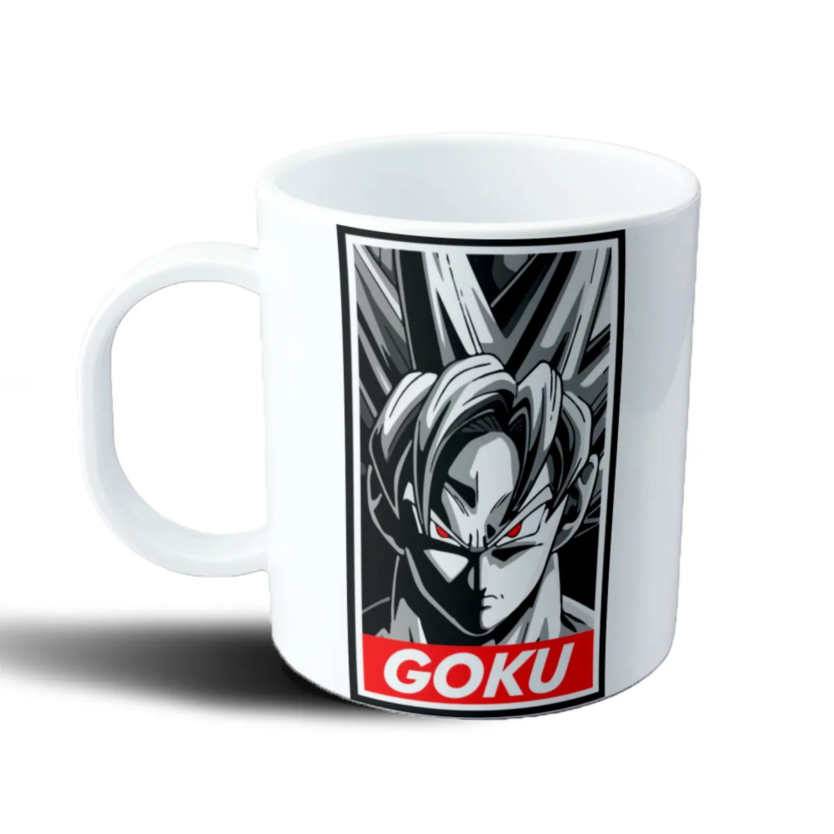 Taza de Plástico Dragon Ball Goku Estilo Obey - vista 2