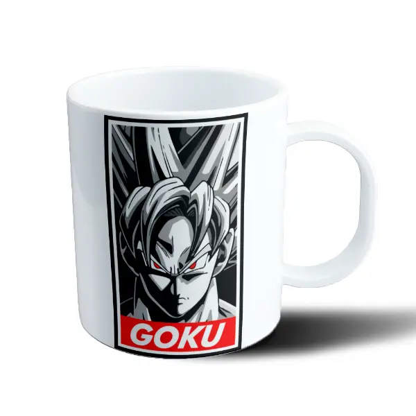Taza de Plástico Dragon Ball Goku Estilo Obey