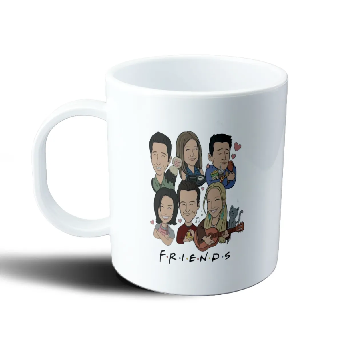 Taza de Plástico Friends Personajes Chopp Esmerilado - vista 2