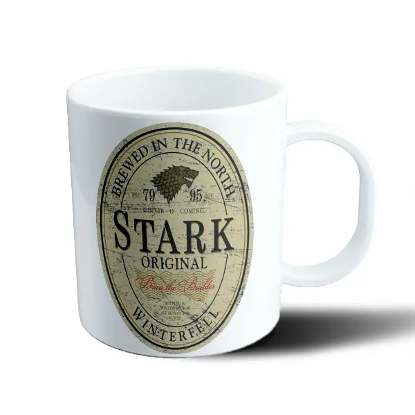 Taza de Plástico Game of Thrones Cerveza Stark Original