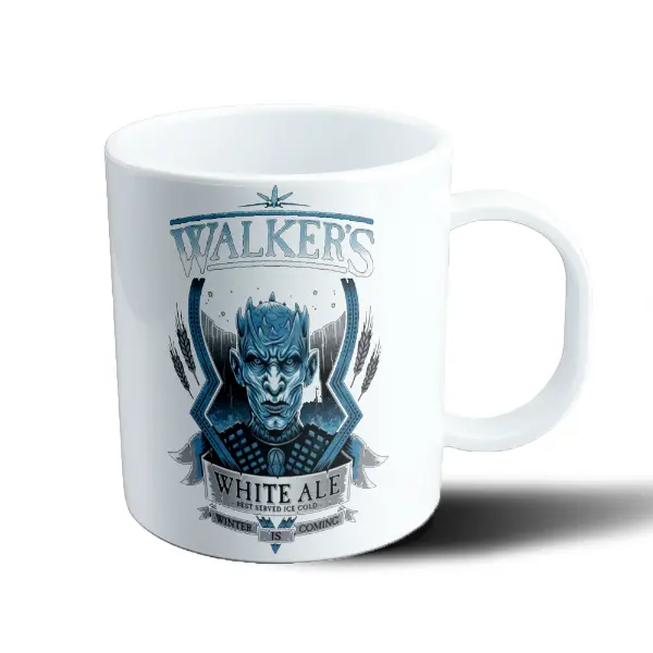 Taza de Plástico Game of Thrones Walker's White Ale Rey de la Noche