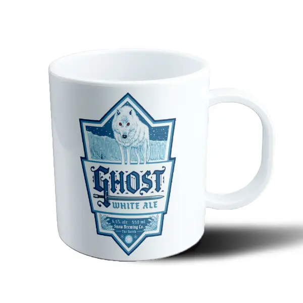 Taza de Plástico Game of Thrones Ghost White Ale
