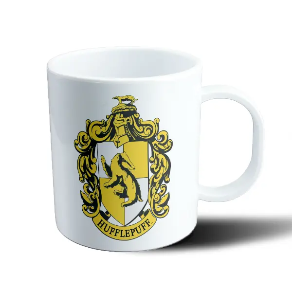Taza de Plástico Harry Potter Escudo Hufflepuff