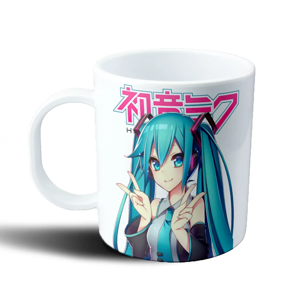 Taza de Plástico Hatsune Miku Pose Victoria - vista 2