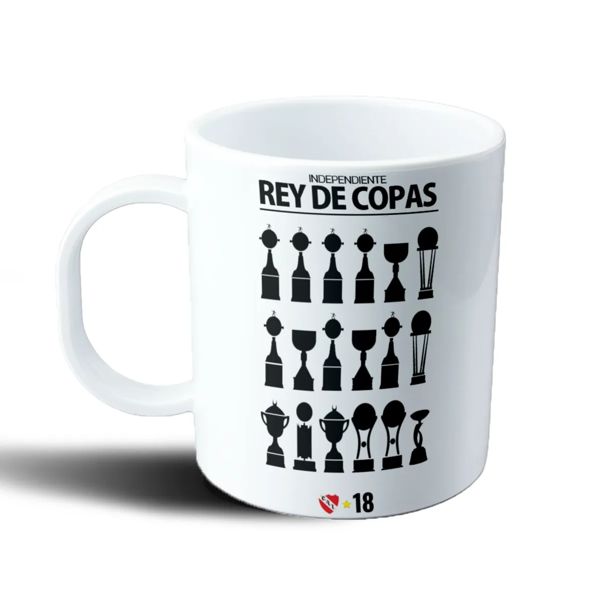 Taza de Plástico Independiente Rey de Copas - vista 2