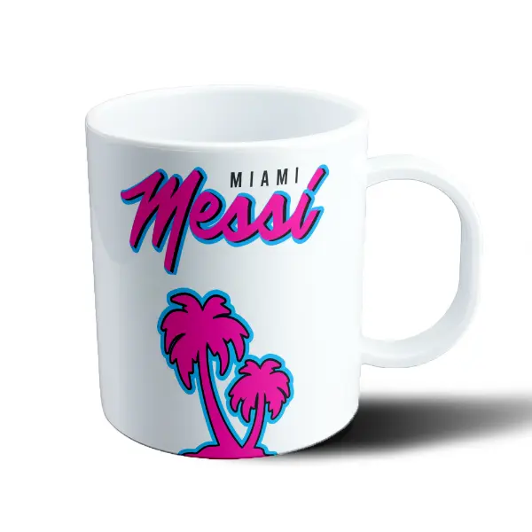 Taza de Plástico Inter Miami Messi Palmeras Miami