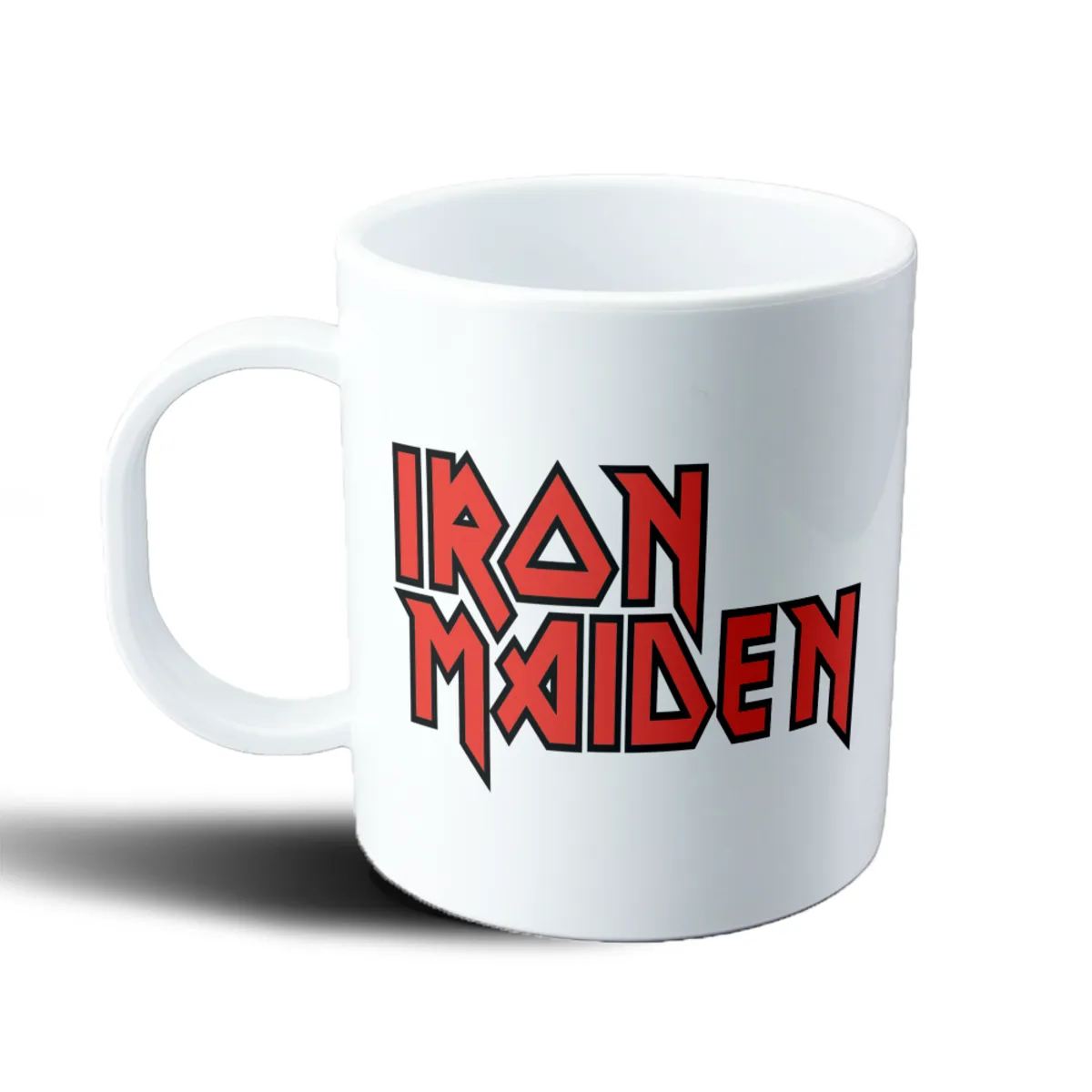 Taza de Plástico Iron Maiden Logo Rojo - vista 2