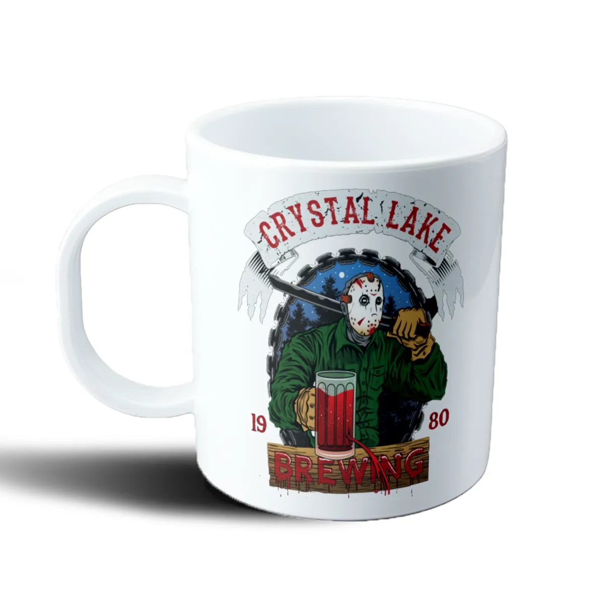 Taza de Plástico Jason Crystal Lake Brewing 1980 - vista 2