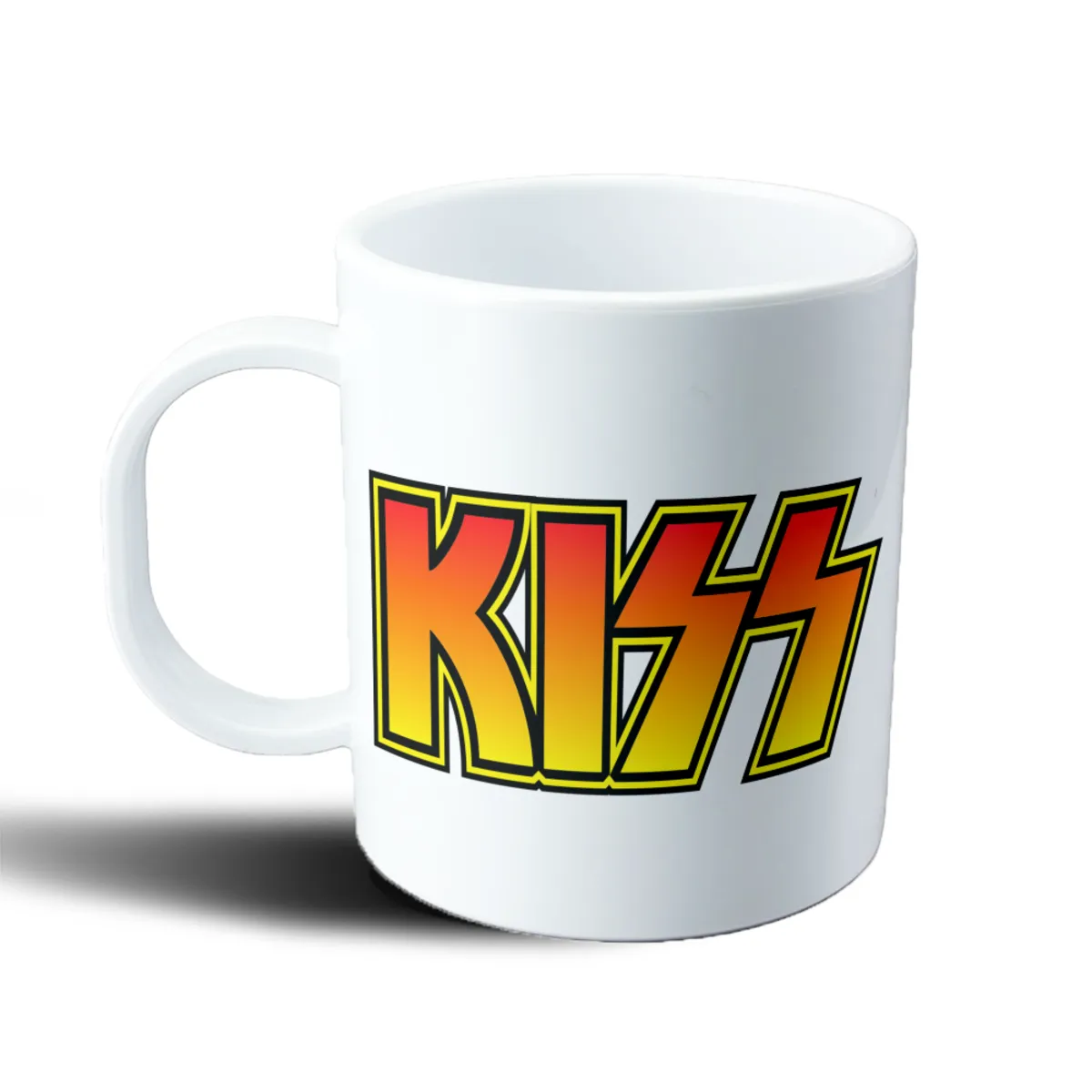 Taza de Plástico Kiss Logo Clásico - vista 2