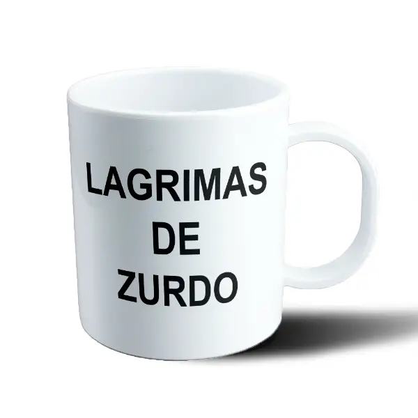 Taza de Plástico Lágrimas de Zurdo