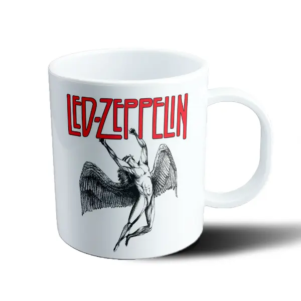 Taza de Plástico Led Zeppelin Logo e Ícaro