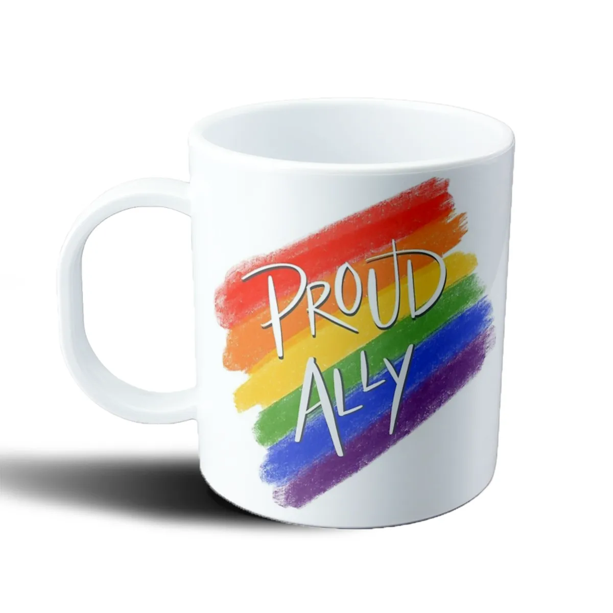 Taza de Plástico Proud Ally Arcoíris - vista 2