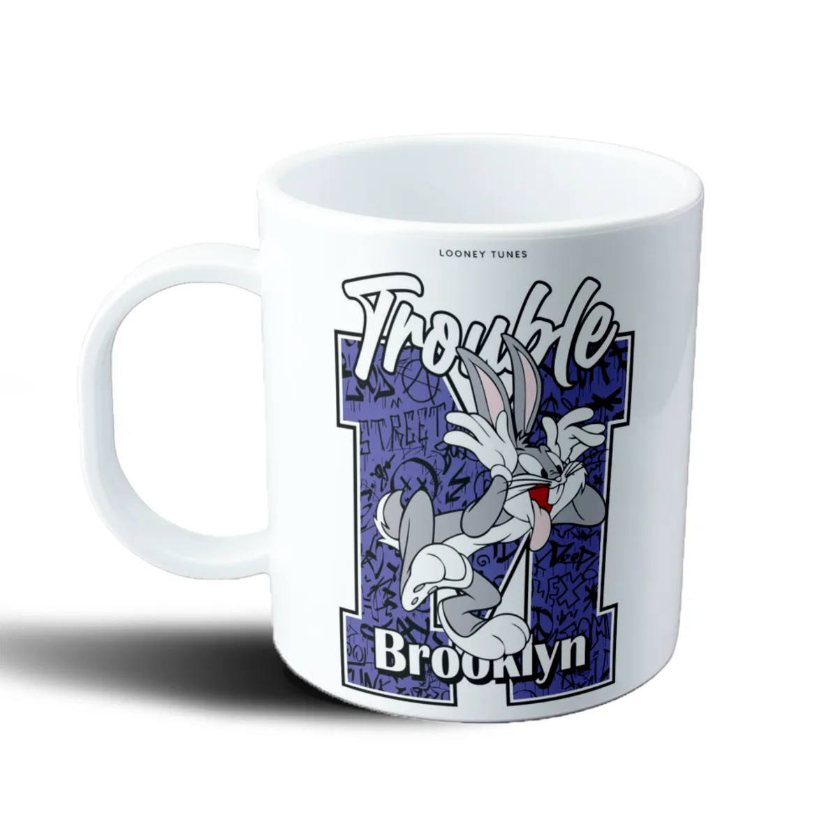 Taza de Plástico Looney Tunes Bugs Bunny Trouble Brooklyn - vista 2