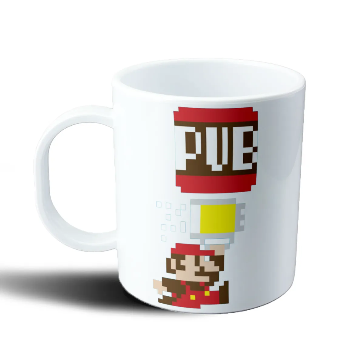 Taza de Plástico Mario Bros Bloque Pub Cerveza - vista 2