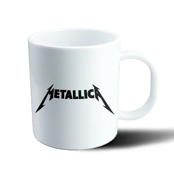 Taza de Plástico Metallica Logo