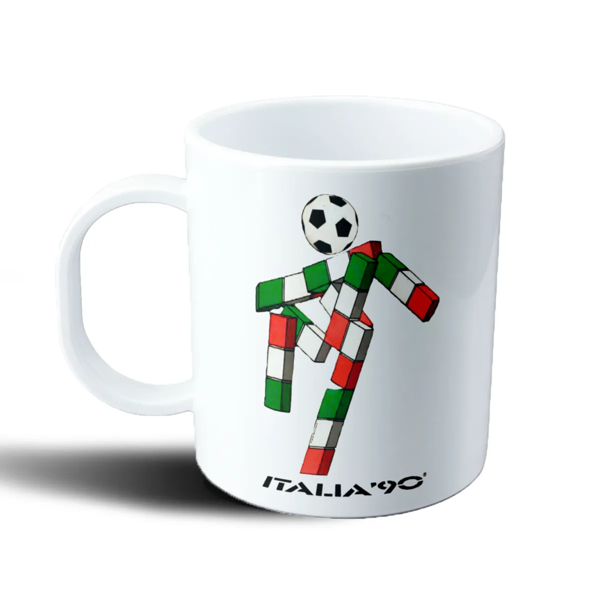 Taza de Plástico Mundial Italia 90 Mascota Ciao - vista 2