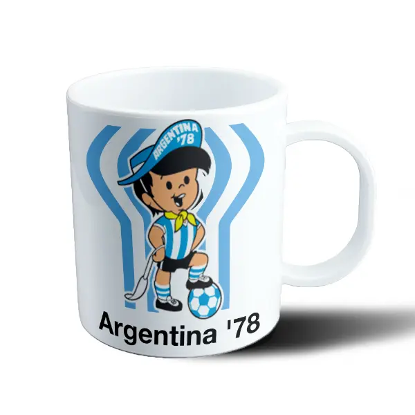Taza de Plástico Mundial Argentina '78 Gauchito