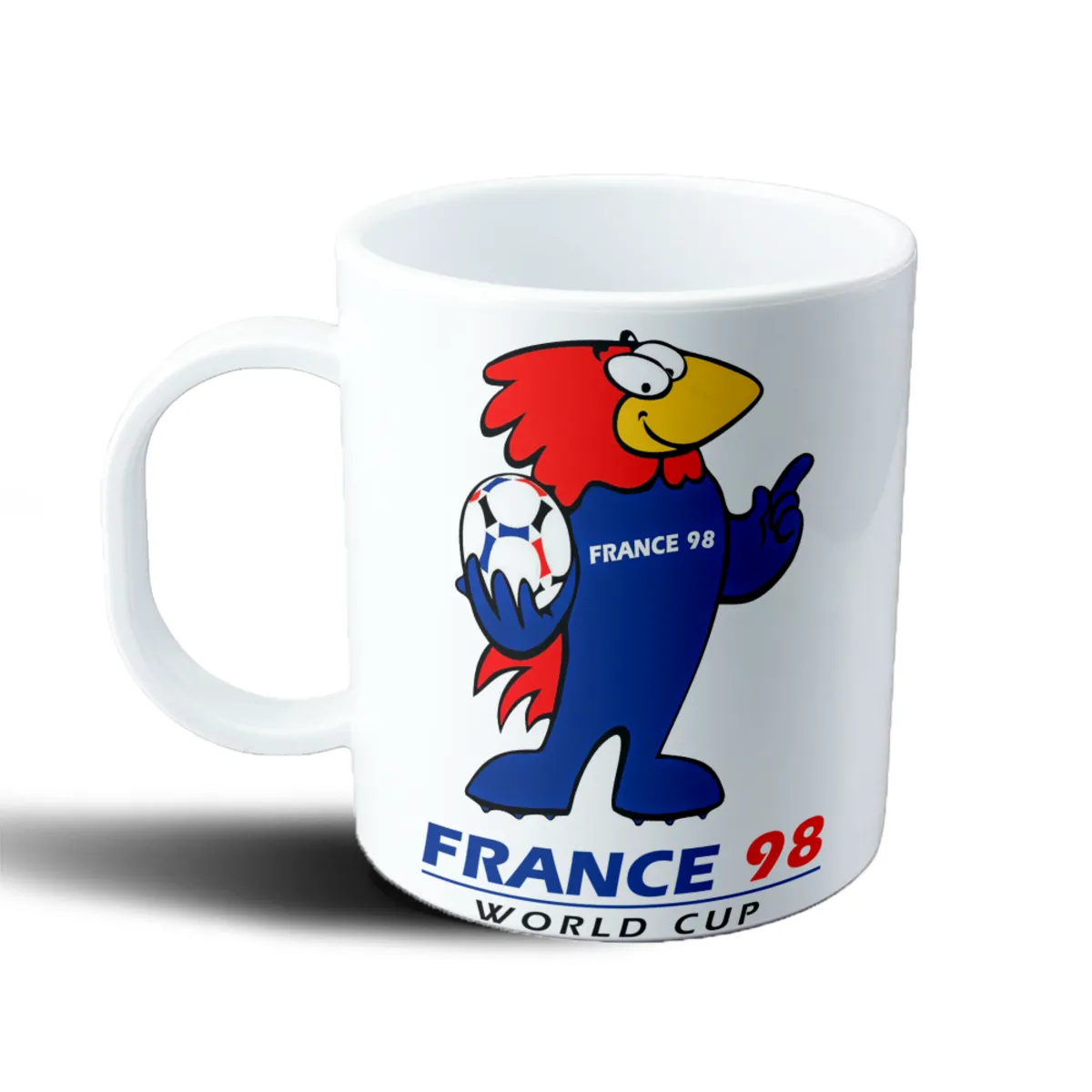 Taza de Plástico Mundial Francia 98 Mascota Footix - vista 2