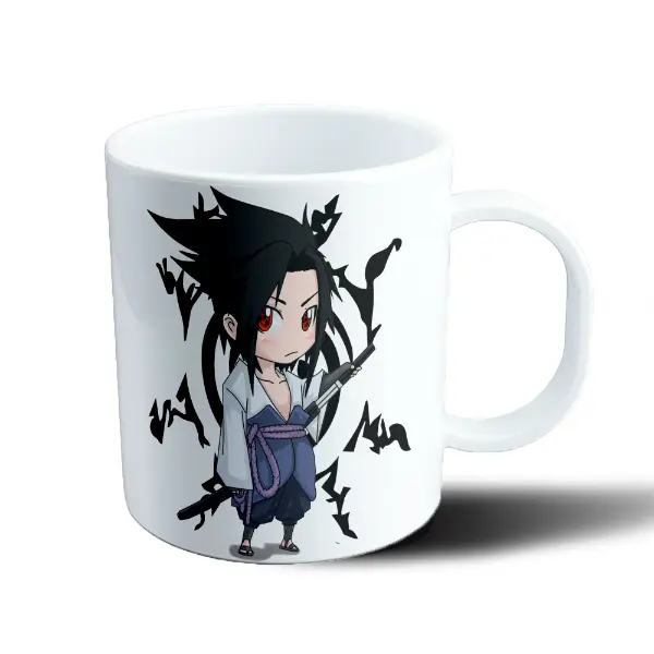 Taza de Plástico Naruto Sasuke Chibi