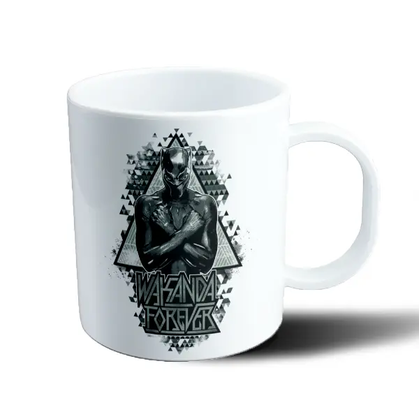 Taza de Plástico Pantera Negra Wakanda Forever