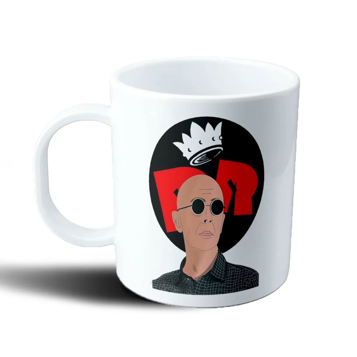 Taza de Plástico Patricio Rey Logo RR con Corona - vista 2
