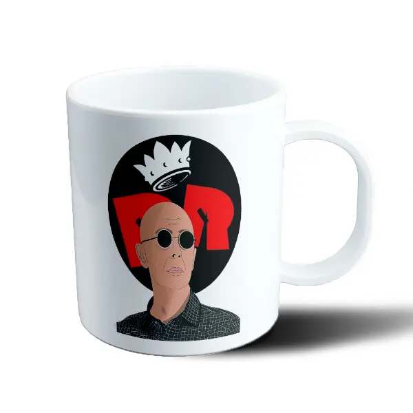 Taza de Plástico Patricio Rey Logo RR con Corona