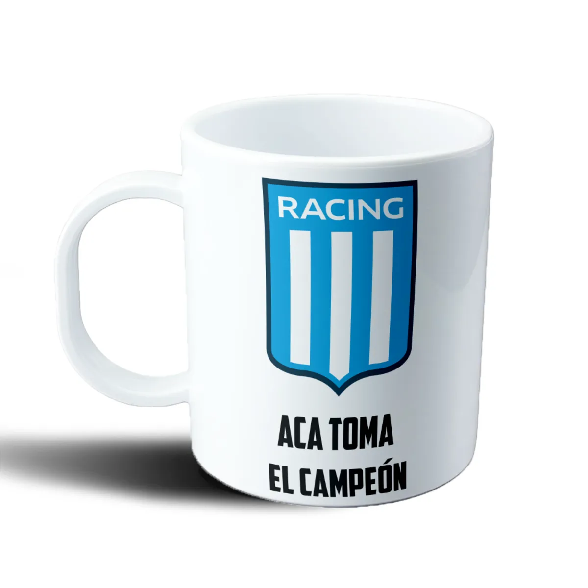 Taza de Plástico Racing Club Aca Toma El Campeón - vista 2