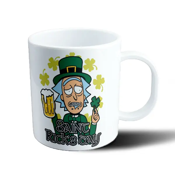 Taza de Plástico Rick and Morty Saint Rick's Day