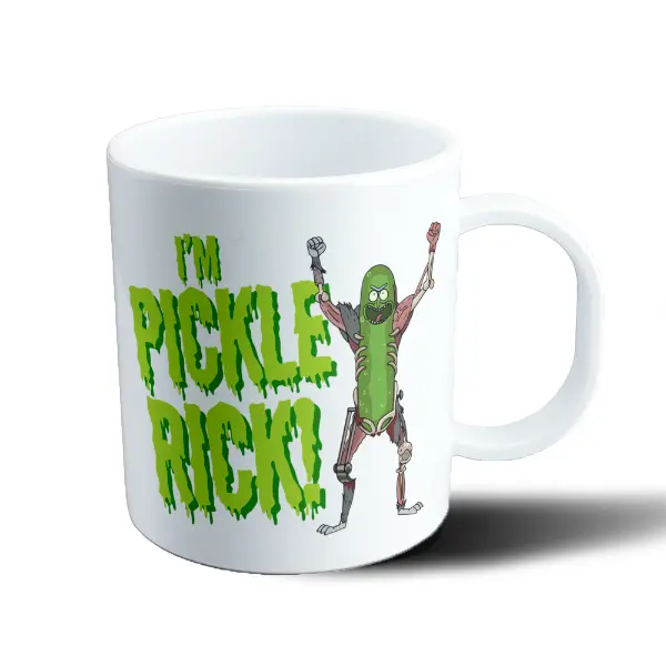 Taza de Plástico Rick and Morty Pickle Rick