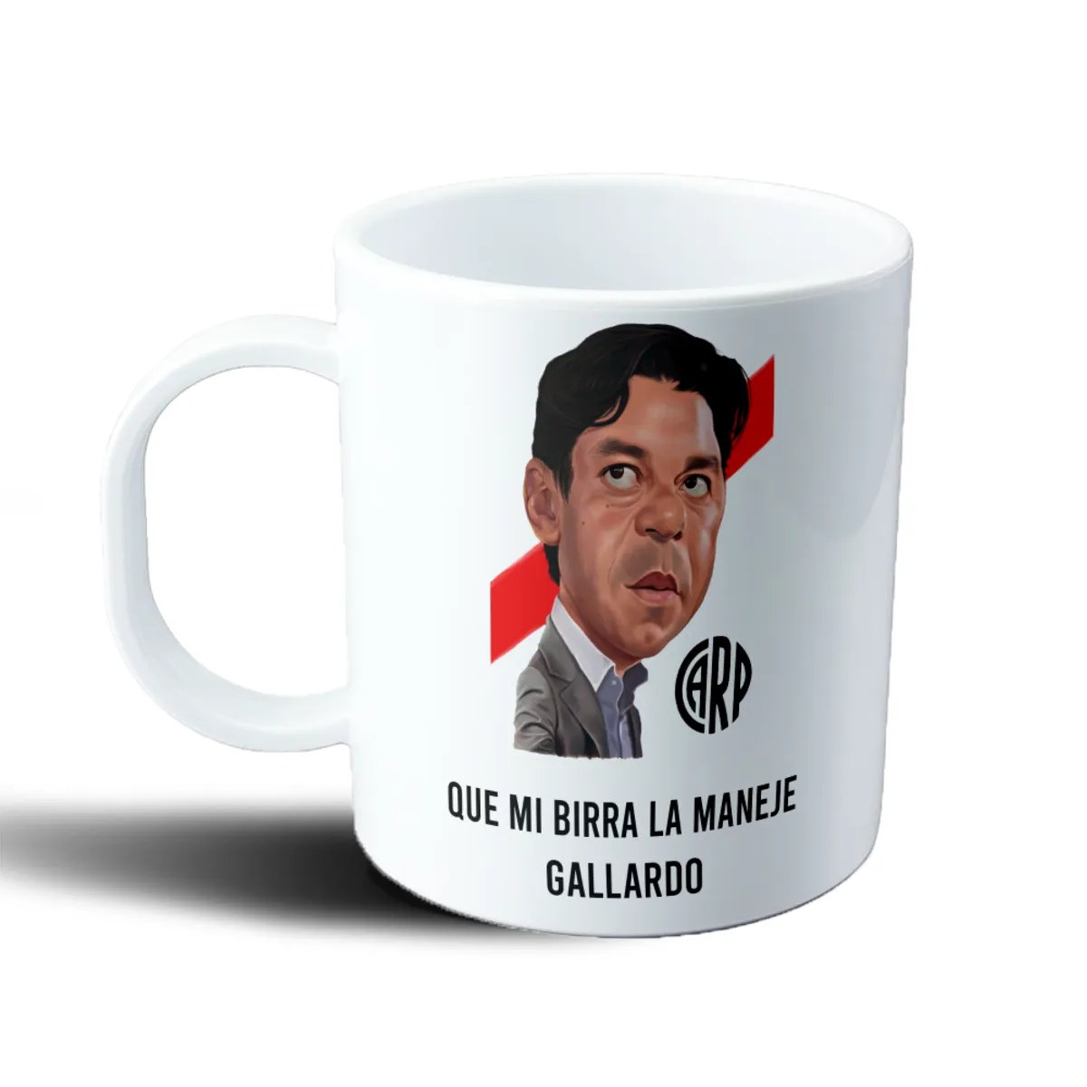 Taza de Plástico River Plate Gallardo La Birra - vista 2