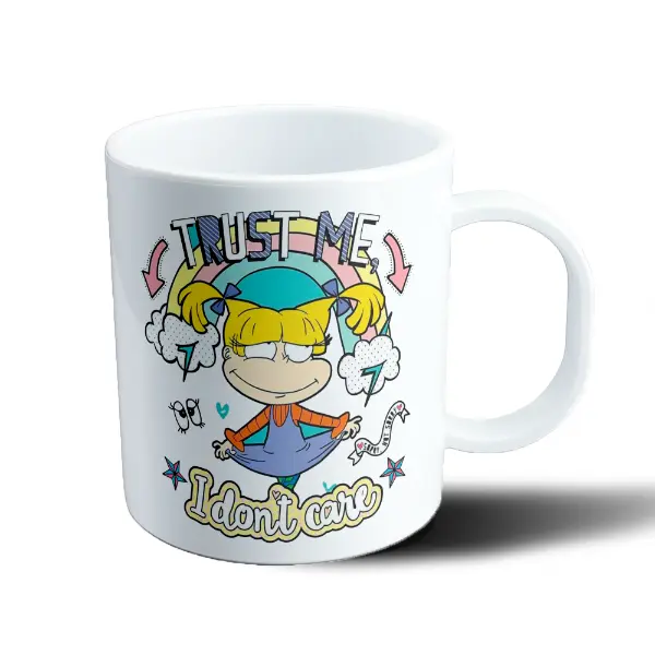 Taza de Plástico Rugrats Angelica Trust Me I Don't Care