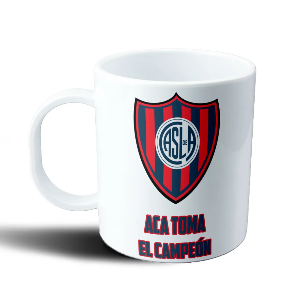Taza de Plástico San Lorenzo Escudo Aca Toma El Campeón - vista 2