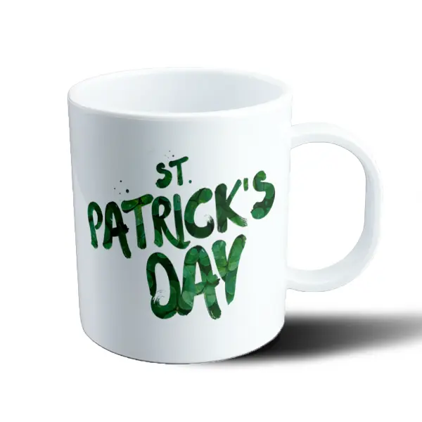 Taza de Plástico San Patricio Day Trébol Verde