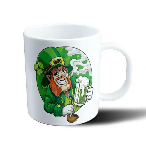 Taza de Plástico San Patricio Duende Cervecero