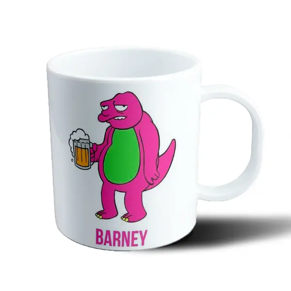 Taza de Plástico Los Simpson Barney con Cerveza