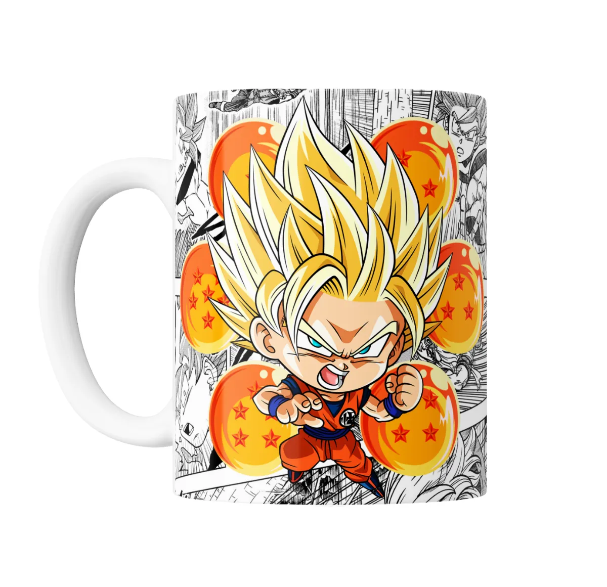 Taza de Cerámica Dragon Ball Goku Chibi Super Saiyajin - vista 2