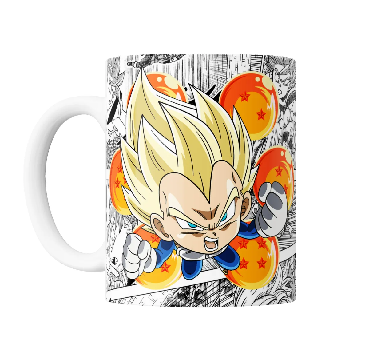 Taza de Cerámica Dragon Ball Vegeta Super Saiyan Chibi - vista 2