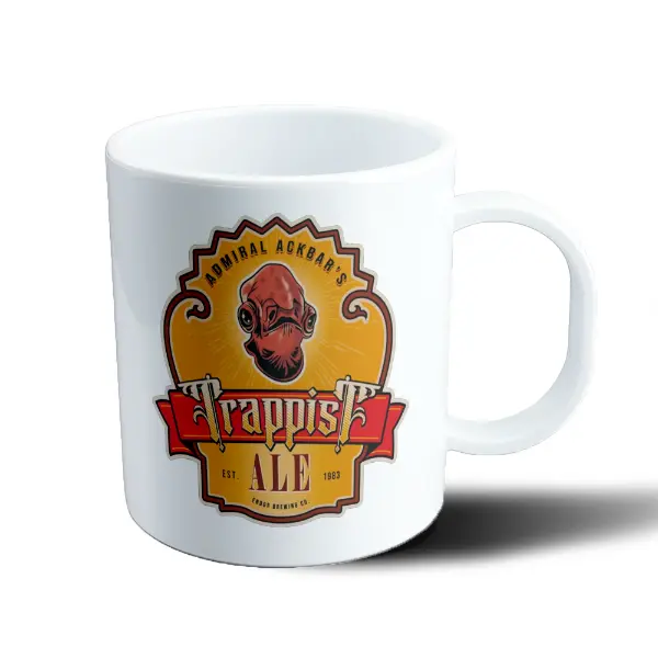 Taza de Plástico Star Wars Almirante Ackbar Trappist Ale