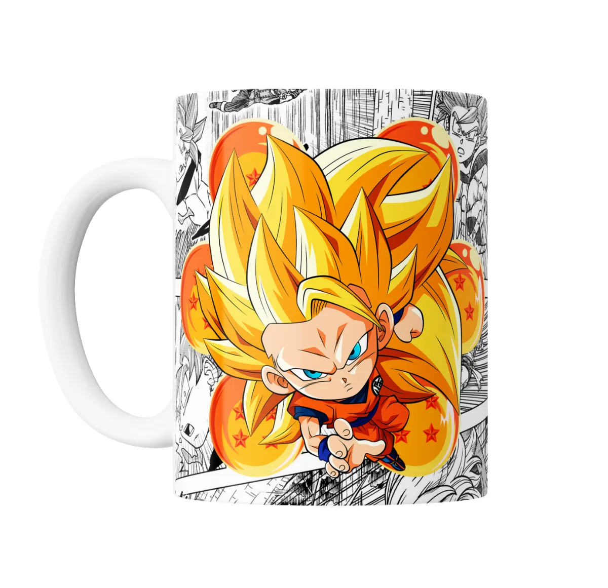 Taza de Cerámica Dragon Ball Goku Super Saiyajin Chibi - vista 2
