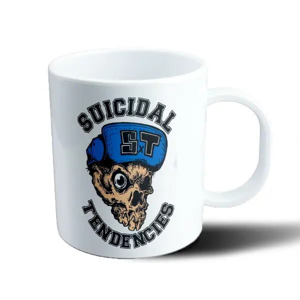 Taza de Plástico Suicidal Tendencies Calavera con Casco de Boxeo