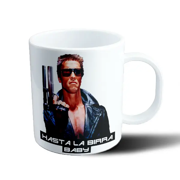 Taza de Plástico Terminator Hasta la Birra Baby