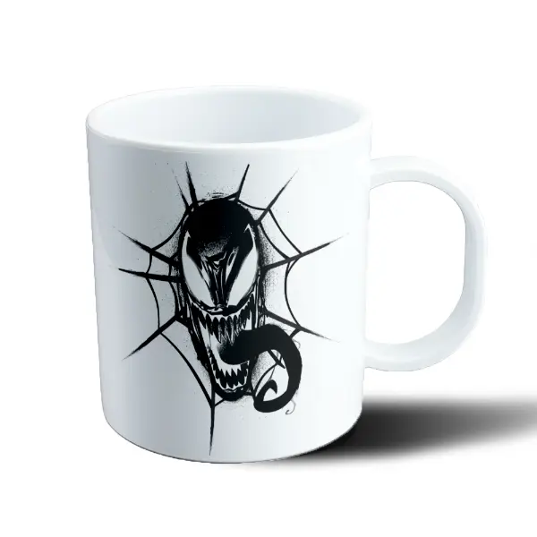 Taza de Plástico Venom Telaraña Chopp