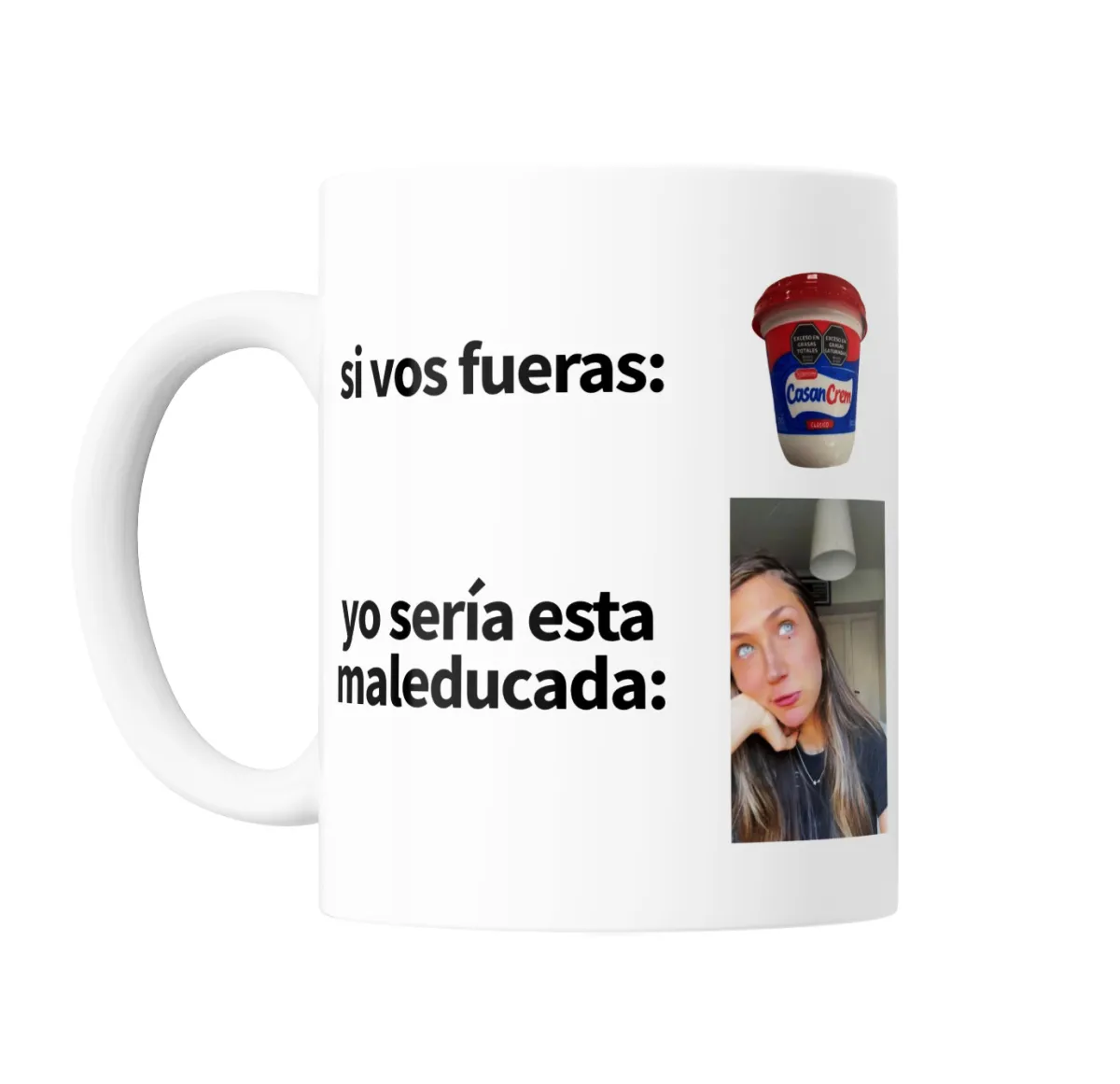 Taza de Cerámica Emma Klass 001 - Queso Crema - vista 2