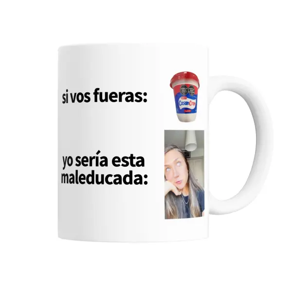 Taza de Cerámica Emma Klass 001 - Queso Crema