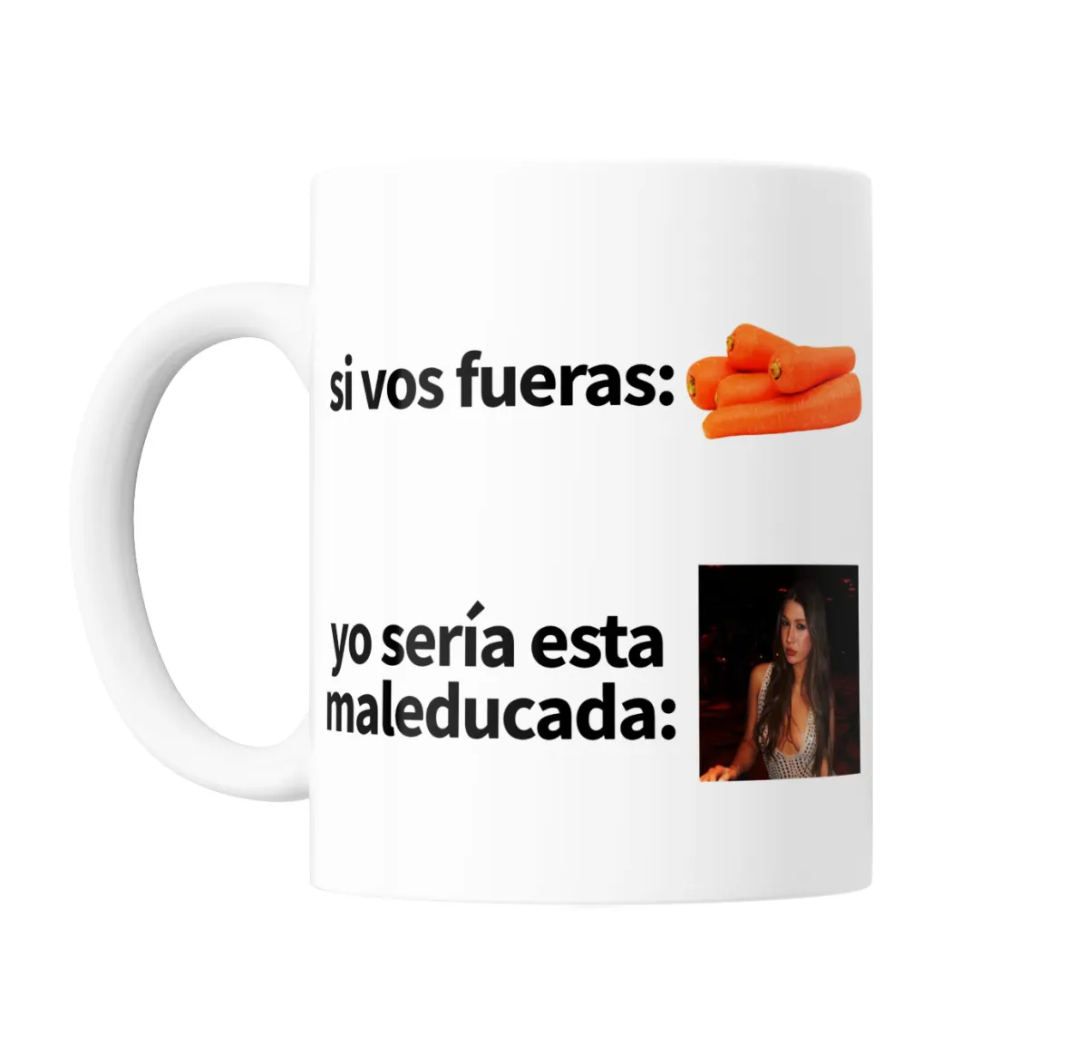 Taza de Cerámica Emma Klass 002 - Zanahoria - vista 2